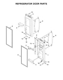Refrigerator door parts
