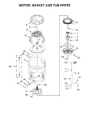 Motor, basket and tub parts