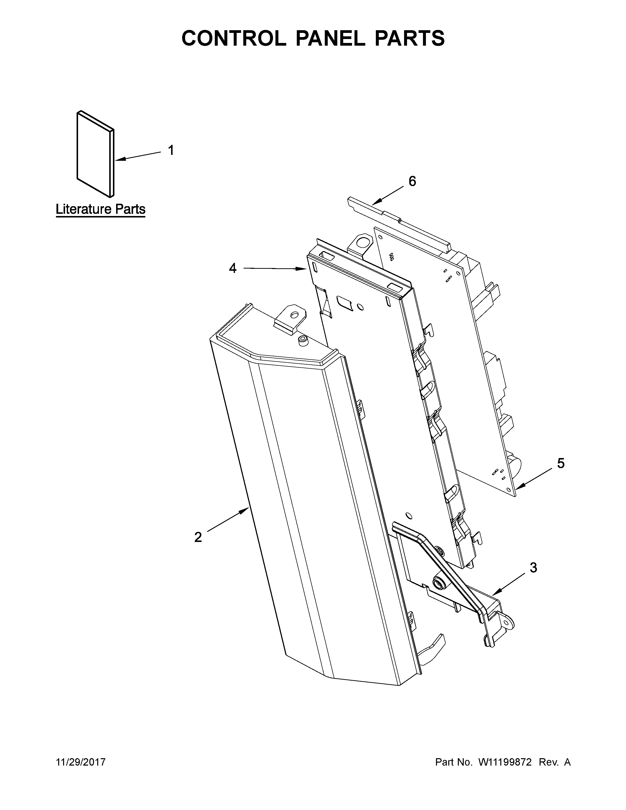 Control panel parts
