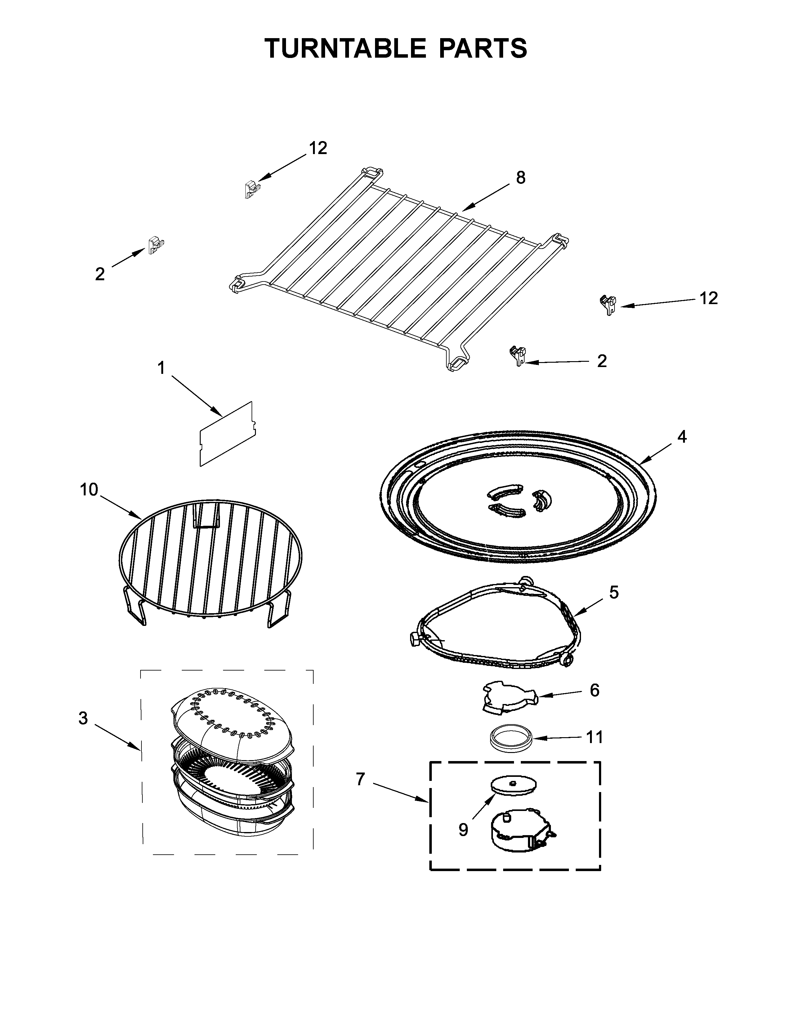 Turntable parts