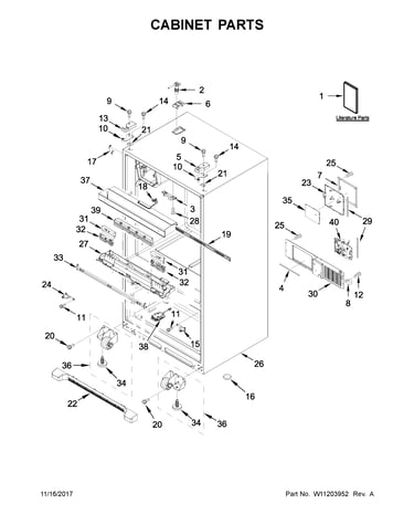 Cabinet parts