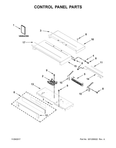 Control panel parts