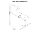 Jenn-Air JDTSS246GS0 upper wash and rinse parts diagram