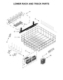 Lower rack and track parts