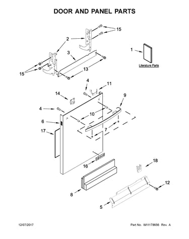 Door and panel parts