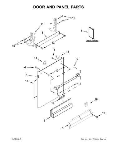 Door and panel parts