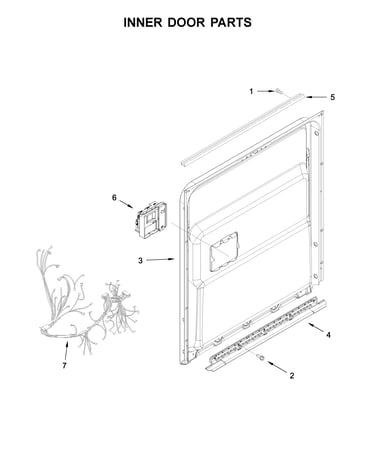Inner door parts