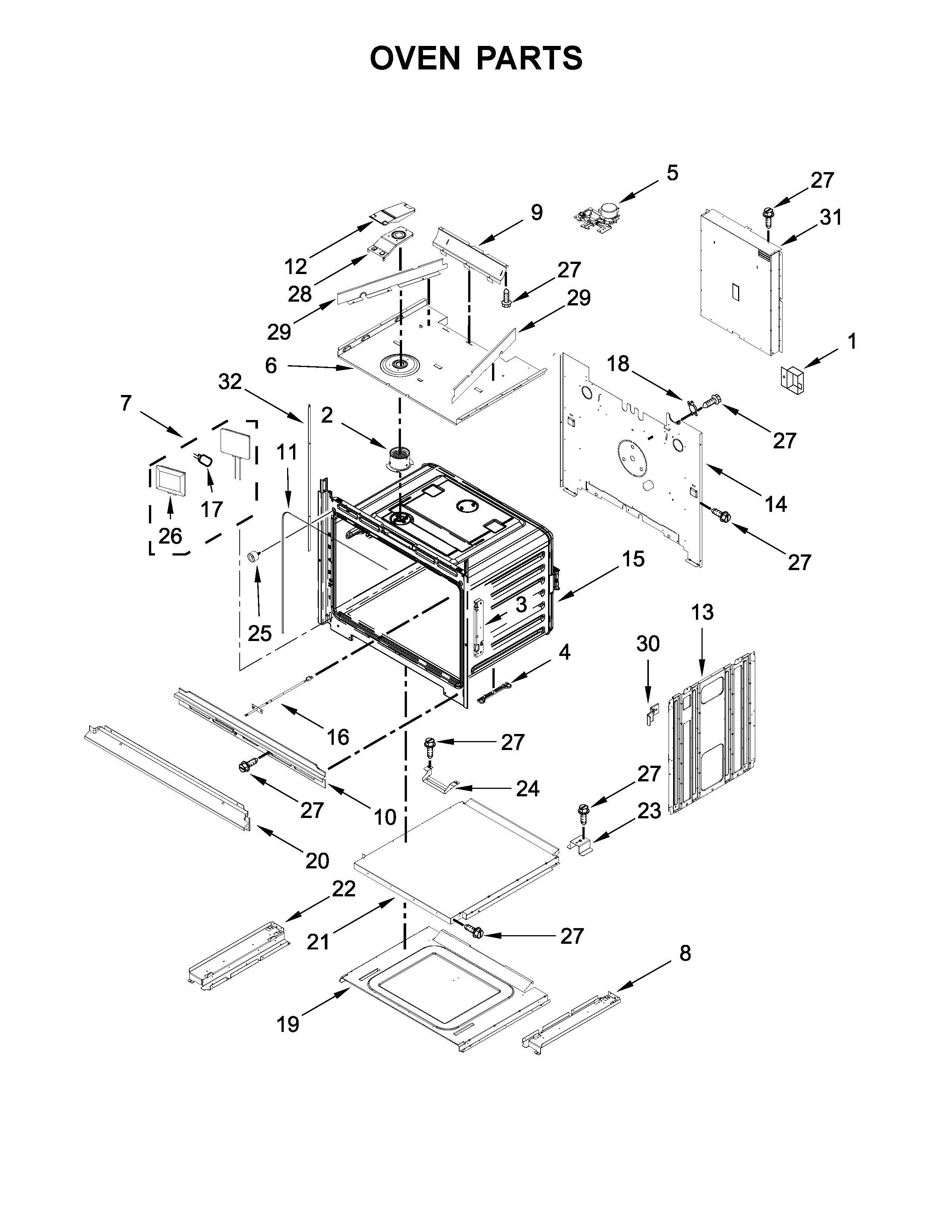 Oven parts