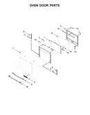 Oven door parts