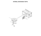 Whirlpool WOC54EC7HW00 internal microwave parts diagram