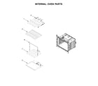 Whirlpool WOS51EC7HW00 internal oven parts diagram