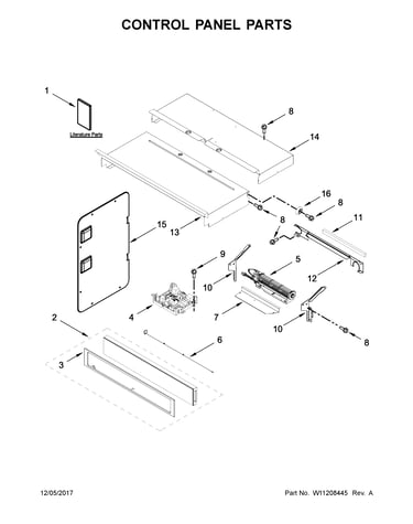 Control panel parts