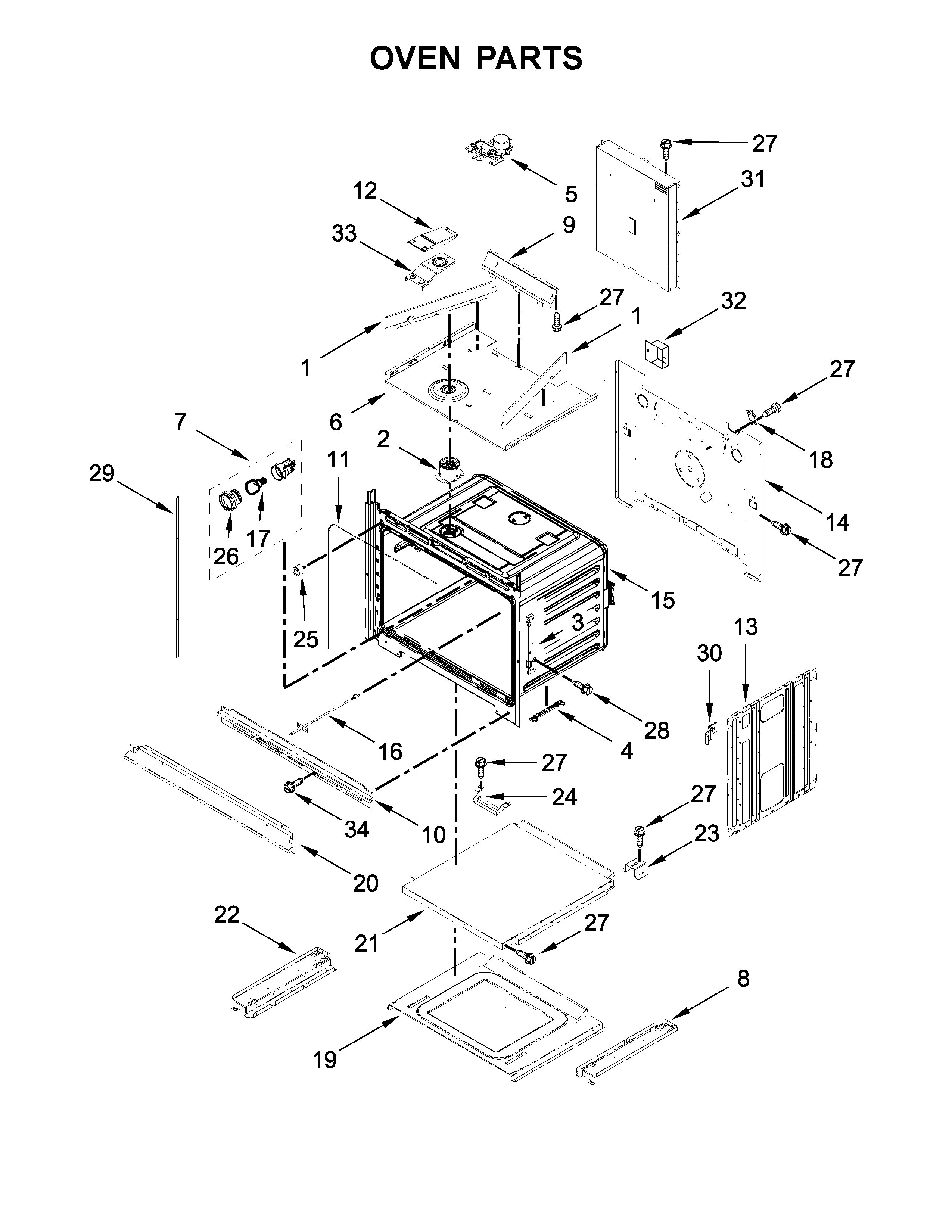 Oven parts