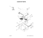 Ikea ICR444DB00 cooktop parts diagram