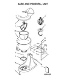 Base and pedestal unit