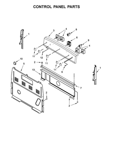 Control panel parts