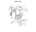 Maytag YMEDC465HW0 cabinet parts diagram