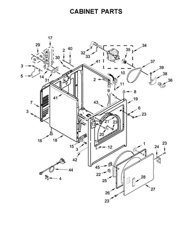 Cabinet parts