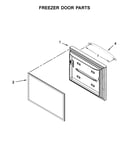 Freezer door parts