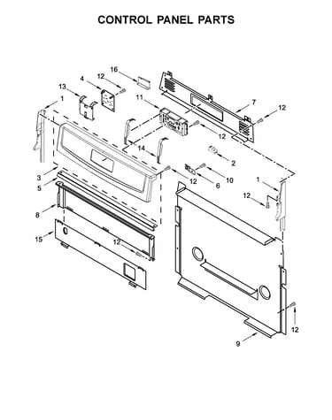 Control panel parts