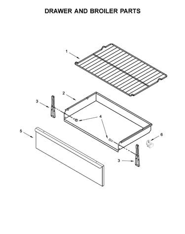 Drawer and broiler parts