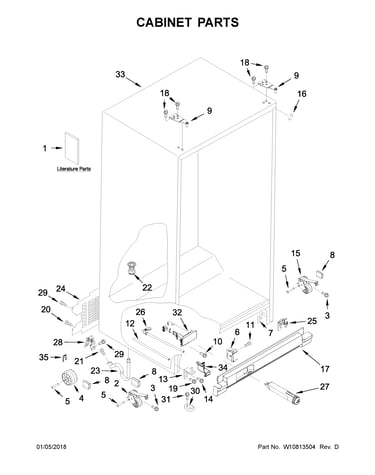 Cabinet parts