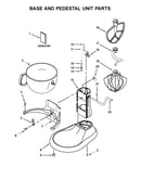 Base and pedestal unit parts