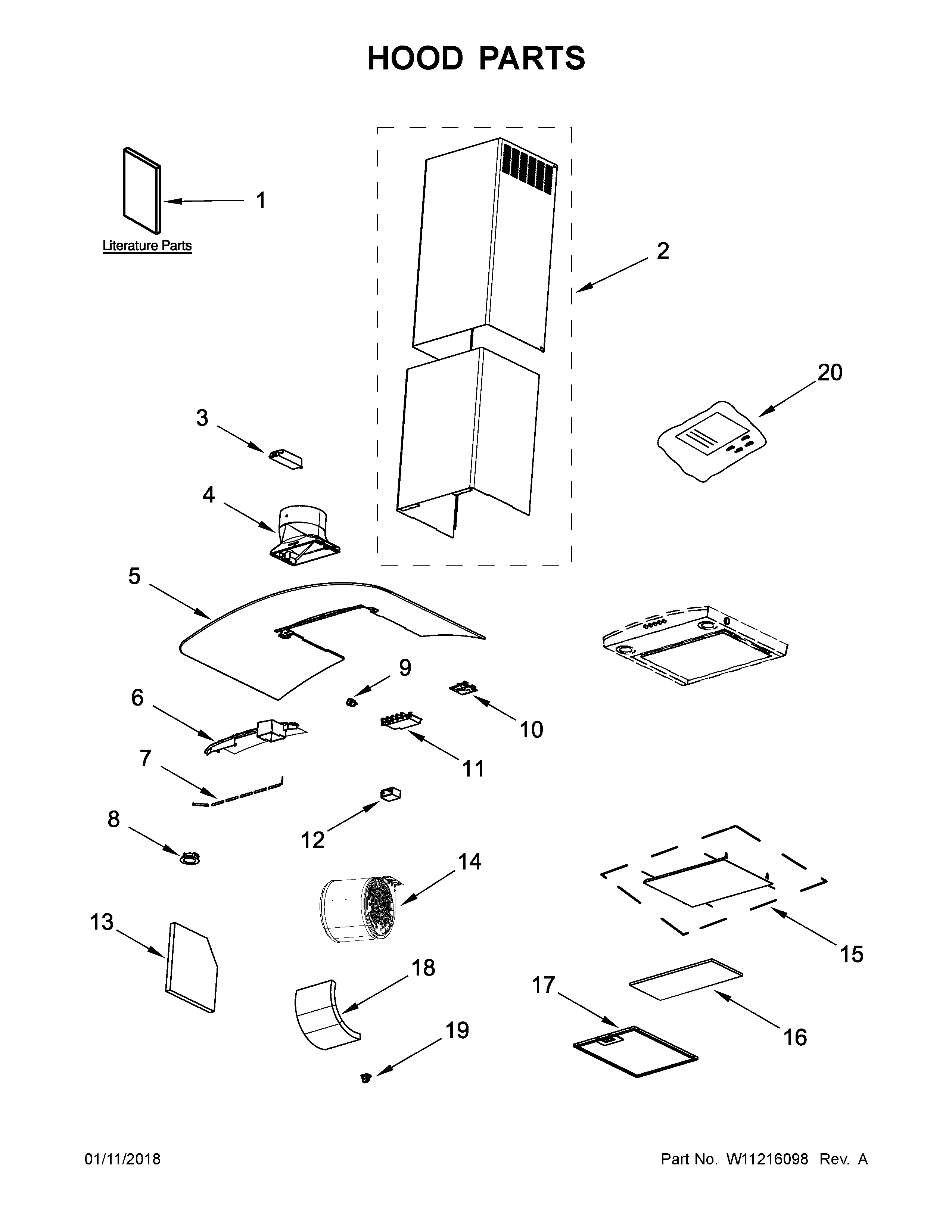 HOOD PARTS