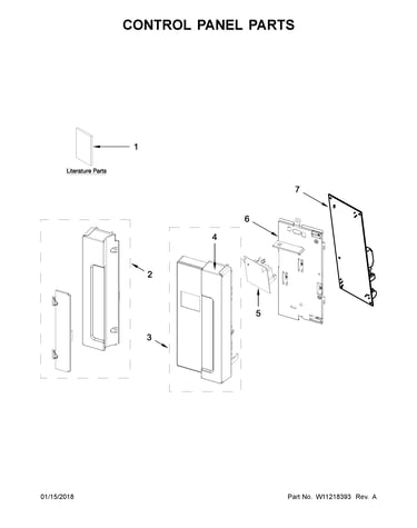 Control panel parts
