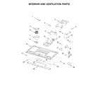 Whirlpool WML75011HW0 interior and ventilation parts diagram