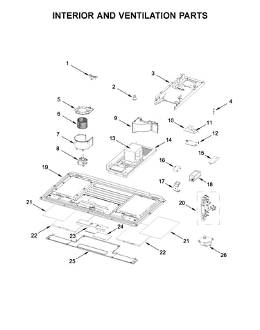 Interior and ventilation parts