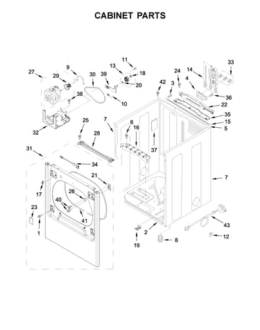 Cabinet parts