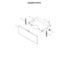 Whirlpool WFE510S0HS0 drawer parts diagram