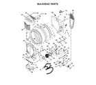 Whirlpool WGD85HEFC1 bulkhead parts diagram