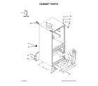 Maytag MFB2055FRW00 cabinet parts diagram