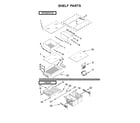 Maytag MFB2055FRW00 shelf parts diagram