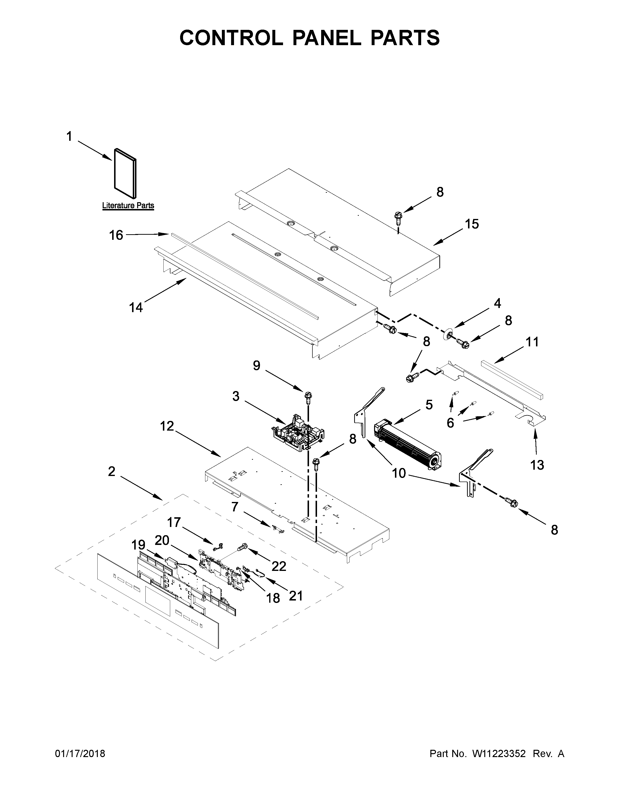 CONTROL PANEL PARTS