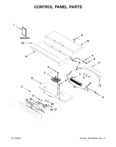 Control panel parts
