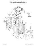 Top and cabinet parts
