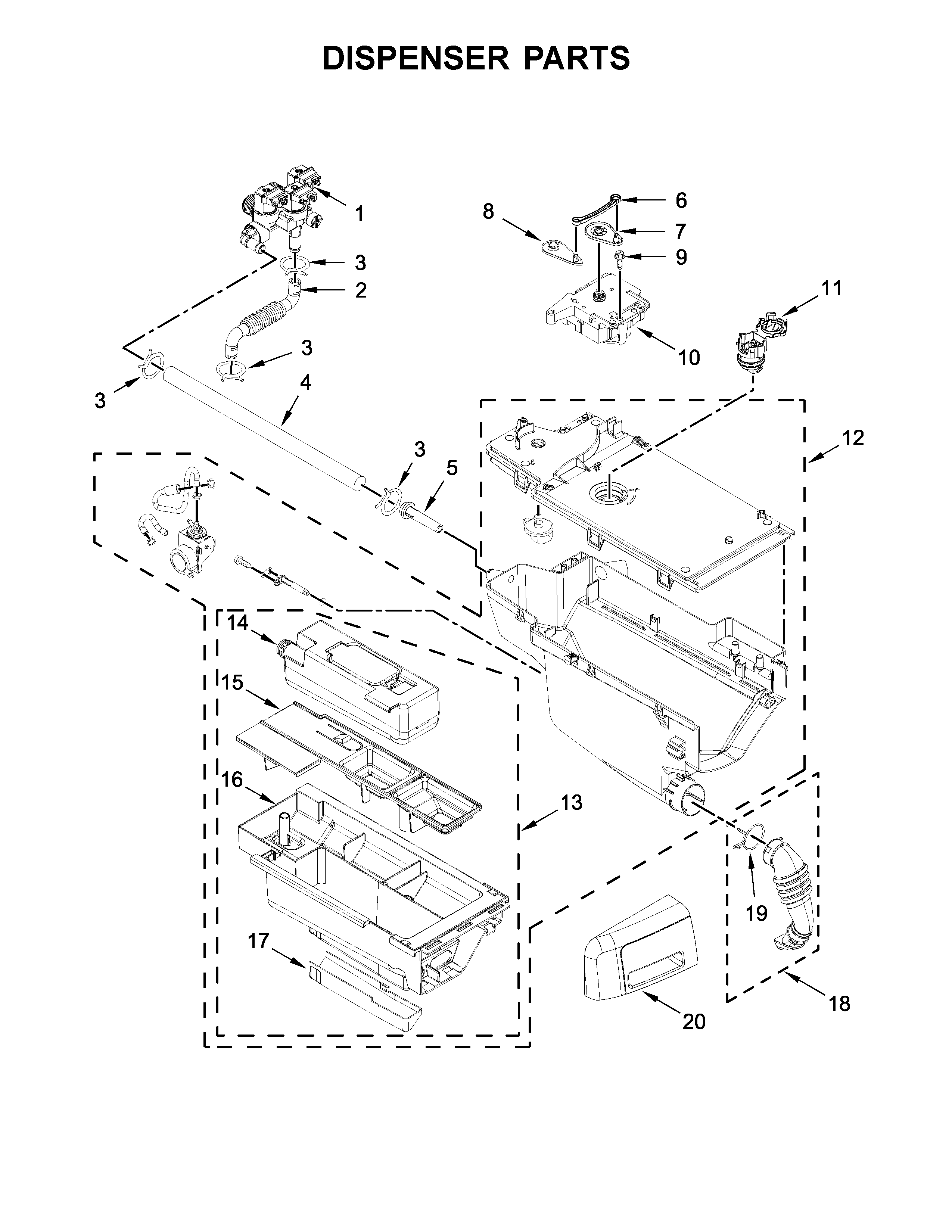 DISPENSER PARTS