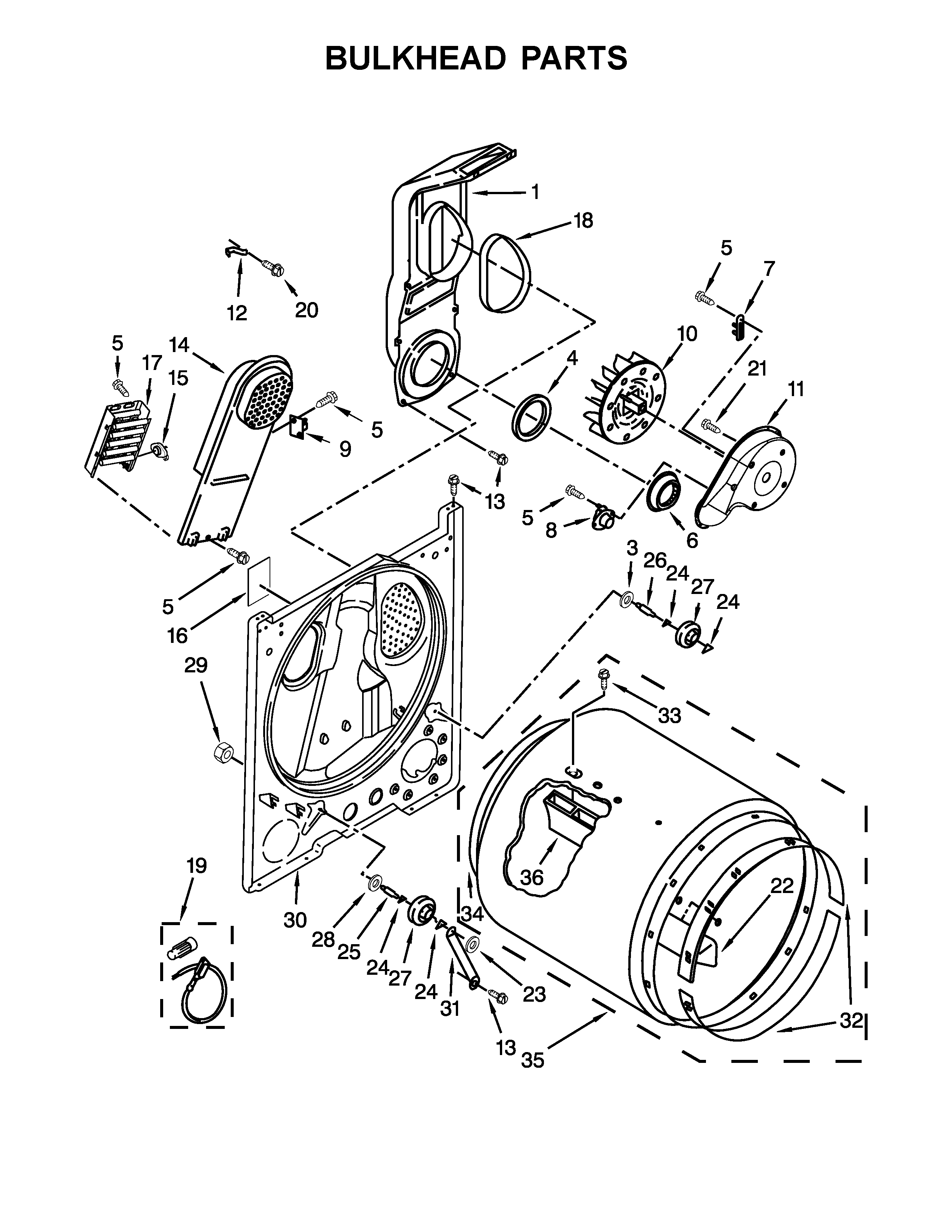 Bulkhead parts