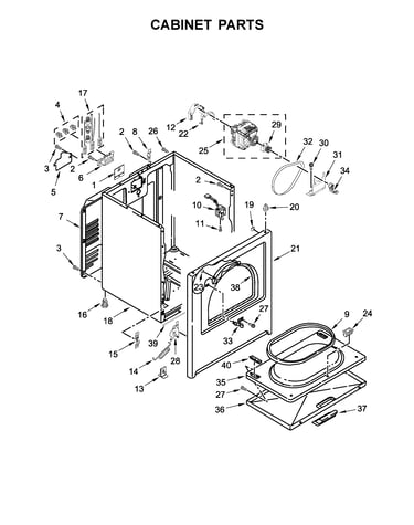 Cabinet parts