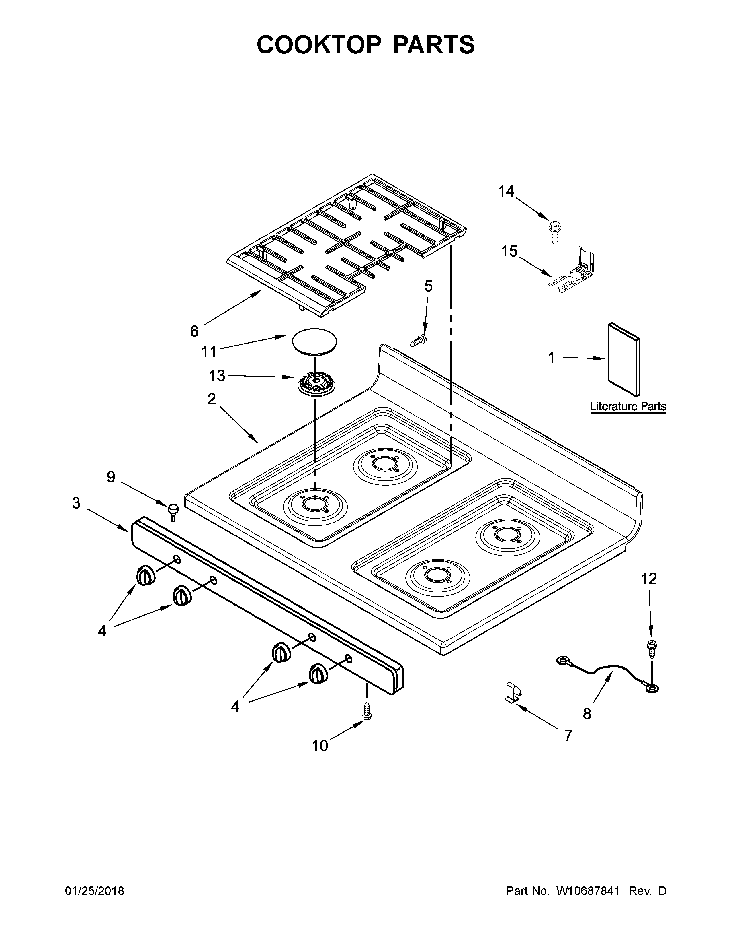 COOKTOP PARTS