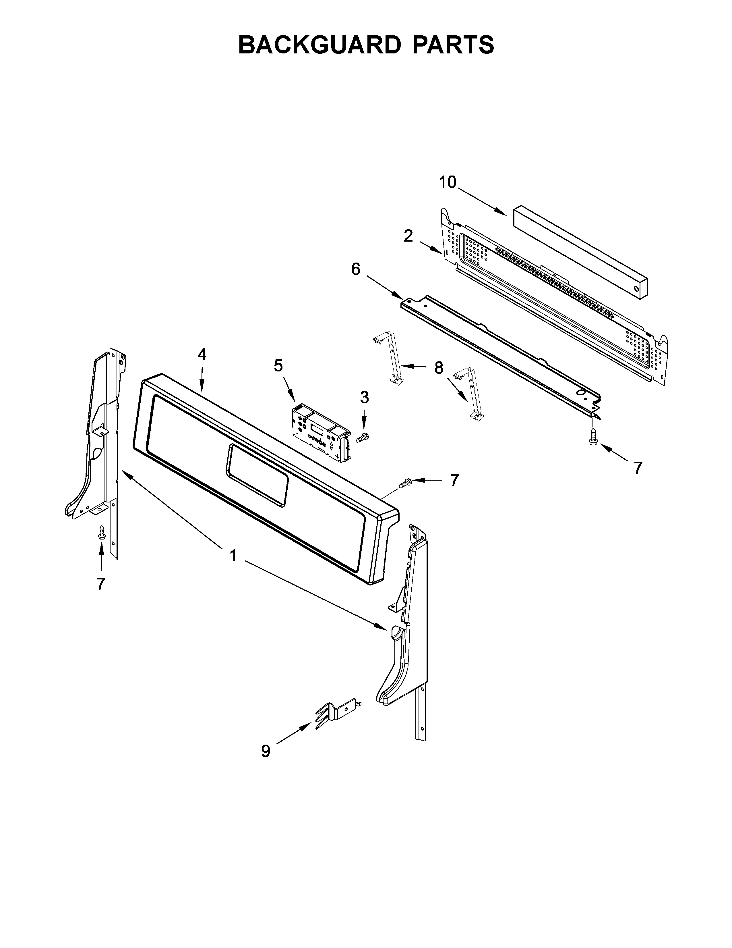 BACKGUARD PARTS