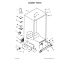 Whirlpool WRS970CIDE00 cabinet parts diagram