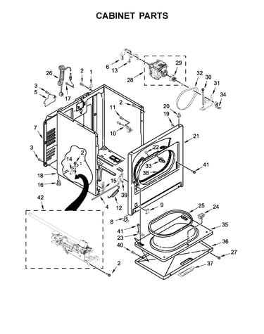 Cabinet parts