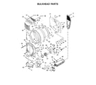 Maytag MED5500FC2 bulkhead parts diagram