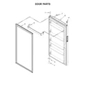 Maytag MZF34X16DW04 door parts diagram