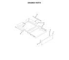 KitchenAid KGRS303BBL1 drawer parts diagram