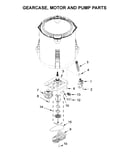 Gearcase, motor and pump parts